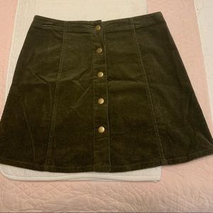 Corduroy Skirt